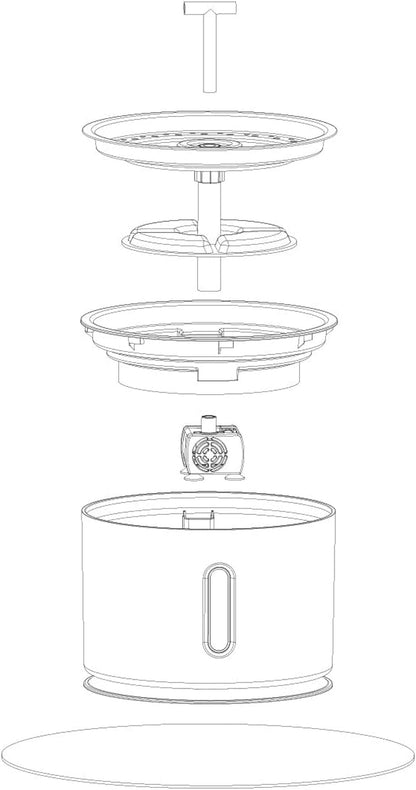 Automated Pet Drinking Fountain
