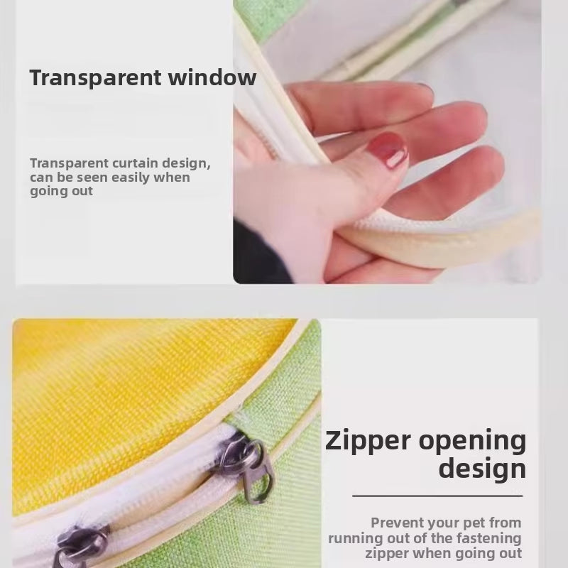 Small Pets Crossbody Traveling Bag Portable Foldable Cute Breathable Handbag Pets Bird Hamster Going Out Products Accessories